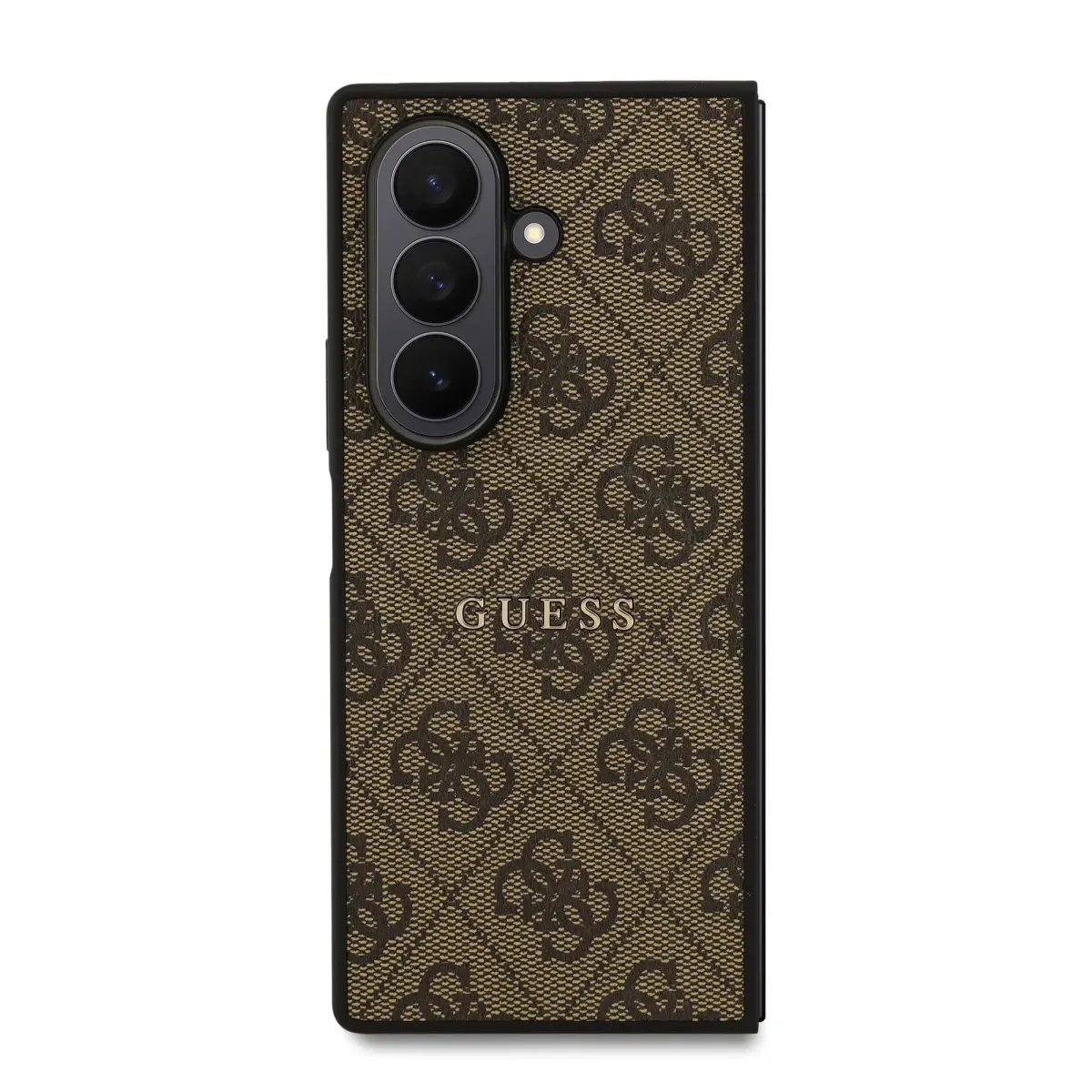 Guess PU Leather чехол для телефона Samsung Galaxy Z Fold 7 коричневый