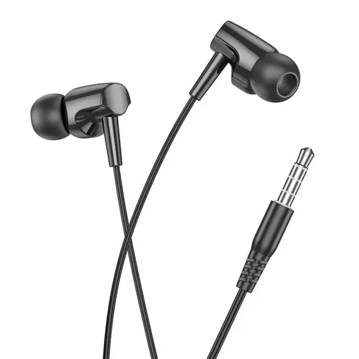 Wire earphones Jack 3,5mm Hoco M112 black