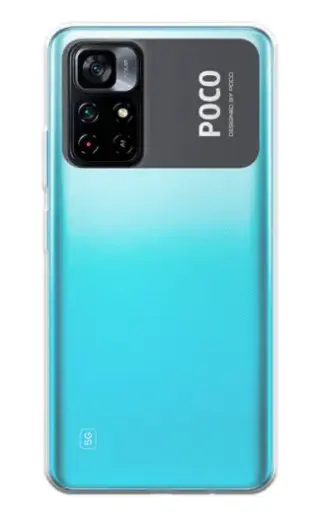 Fusion Ultra telefono dėklas Poco M4 Pro 4G skaidrus