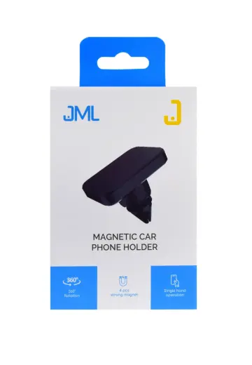 JML CH-113 magnetiline auto telefonihoidik ventilatsiooniavale must