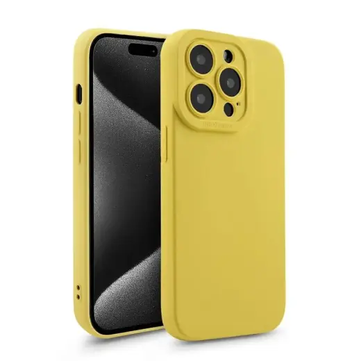 Fusion Softy protect telefoni ümbris iPhone 15 kollane