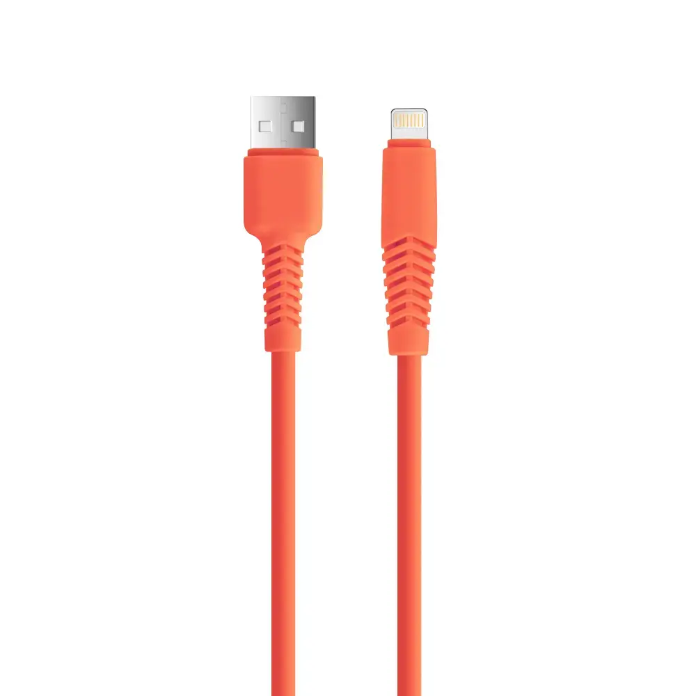 Setty KSA-L-1.5210 data transfer and charging cable | USB-A to Lightning | 10.5W | 1.5m | orange