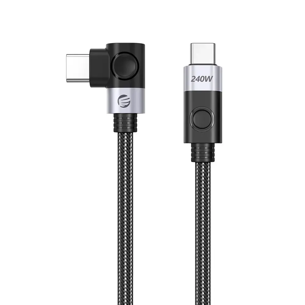 Orico CW240 datu pārraides un uzlādes vads | USB-C uz USB-C | PD | 240W | 0.5m | melns