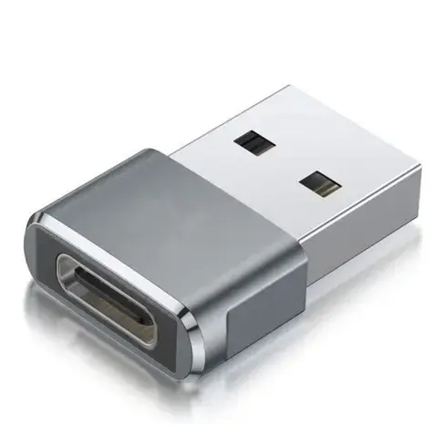 Fusion OTG adapteris USB 3.0 uz USB-C 3.1 sudraba krāsā