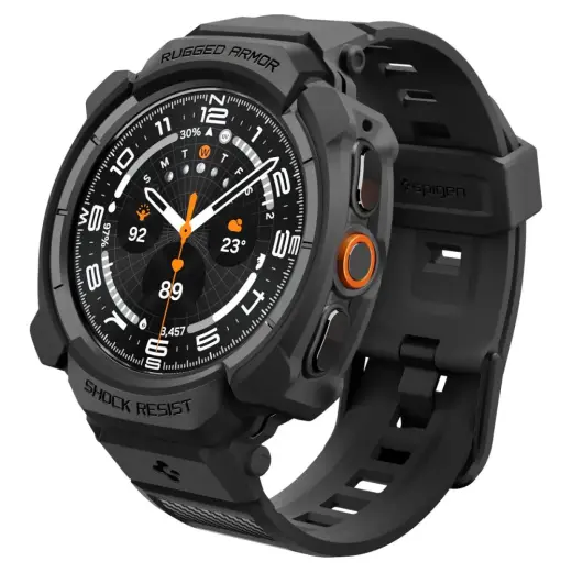 Spigen Rugged Armor Pro smartwatch case for Samsung Galaxy Watch Ultra 2 (47 mm) | black