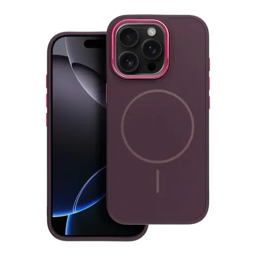 FRAME MAG COVER Case compatible with MagSafe for IPHONE 12 MINI purple