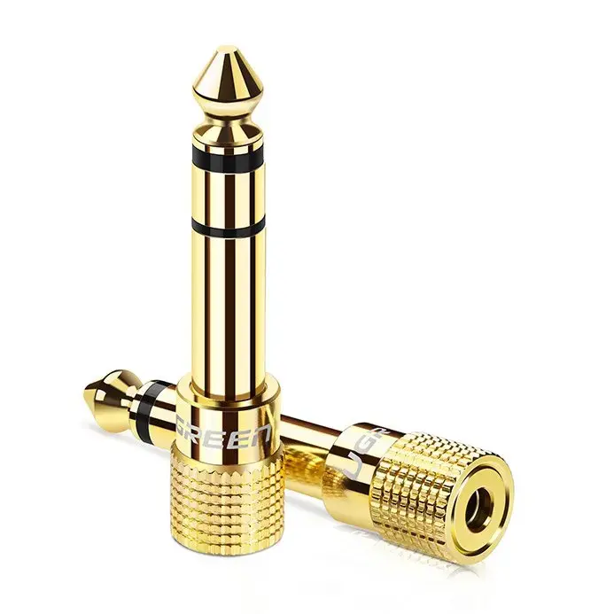 UGREEN 20503 adapteris 6,5 mm lizdas į 3,5 mm mini lizdą (auksinės spalvos)