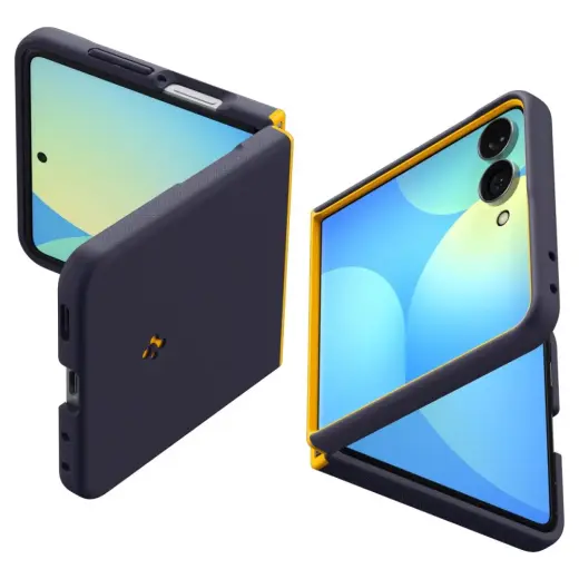 Spigen Nano Pop telefono dėklas su MagSafe palaikymu Samsung Galaxy Z Flip 8 (F776) tamsiai mėlynas