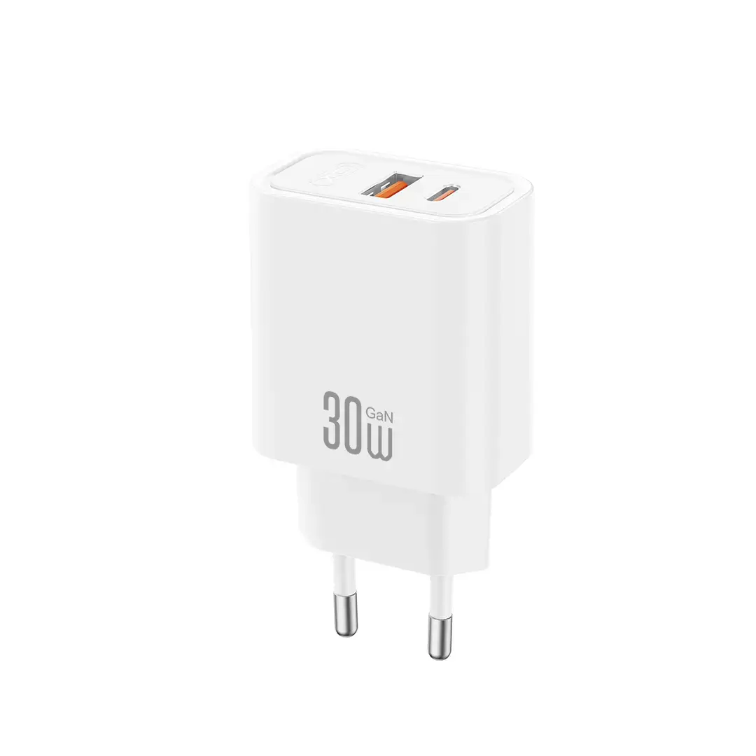 Зарядное устройство XO CE42 | 30W | PD | USB-C, USB-A | белое