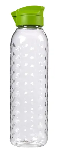 Pudel Dots Bottle 0,75L läbipaistev/roheline 
