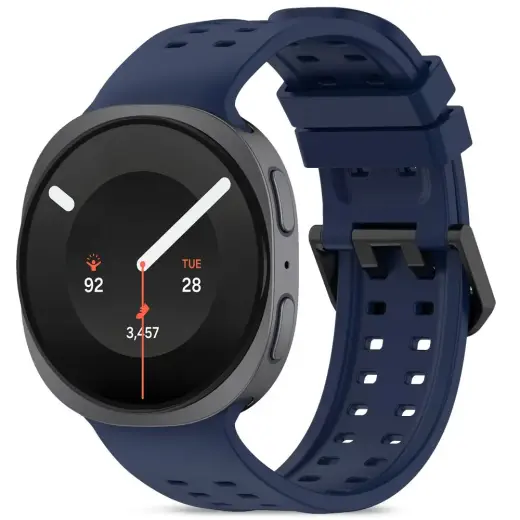 Tech-Protect Silicone Air viedpulksteņa siksniņa priekš Galaxy Watch 8/9/Classic (40/44/46 mm) | silikons | tumši zila