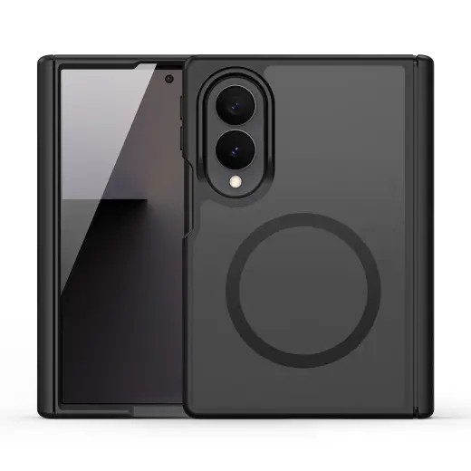 Dux Ducis Yind maciņš ar MagSafe atbalstu telefonam Samsung Galaxy Z Fold 8 (F971) melns