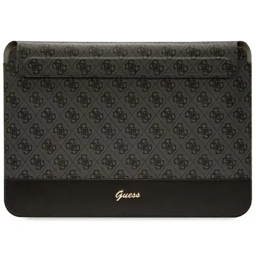 Guess 4G Stripe Metal Logo portatīvā datora maciņš 14" melns