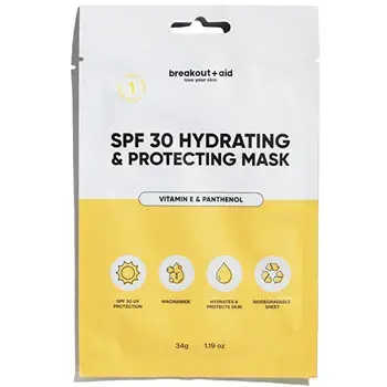 Breakout+aid Hydrating & Protecting Mask SPF 30 - Pleťová maska 34.0g