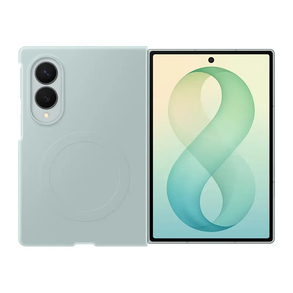 Samsung Silicone Magnet phone case with MagSafe support for Samsung Galaxy Z Fold 8 (F971) green (with protective film in set)
