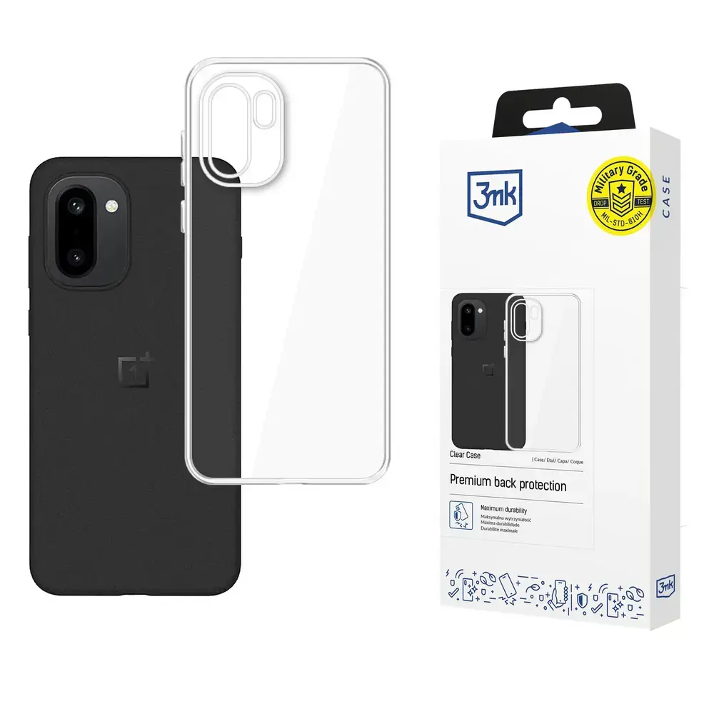 3mk Clear Case for OnePlus 15R - transparent