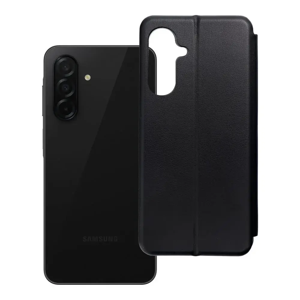 Forcell Elegance knyginio tipo telefono dėklas Samsung Galaxy A26 5G (A266) juodas