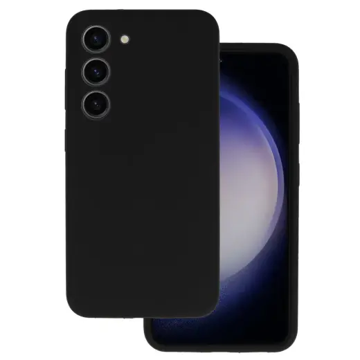 Silicone Lite telefono dėklas Samsung Galaxy S23 (S911) juodas