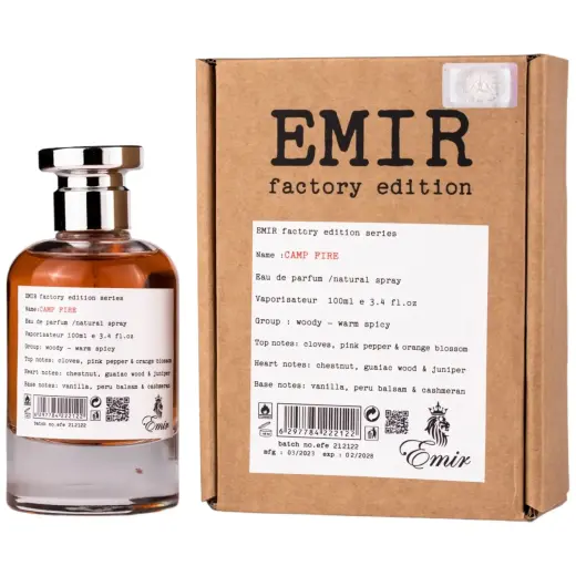 Paris Corner Emir Camp Fire Factory Edition (EDP) parfimērijas ūdens unisex 100 ml
