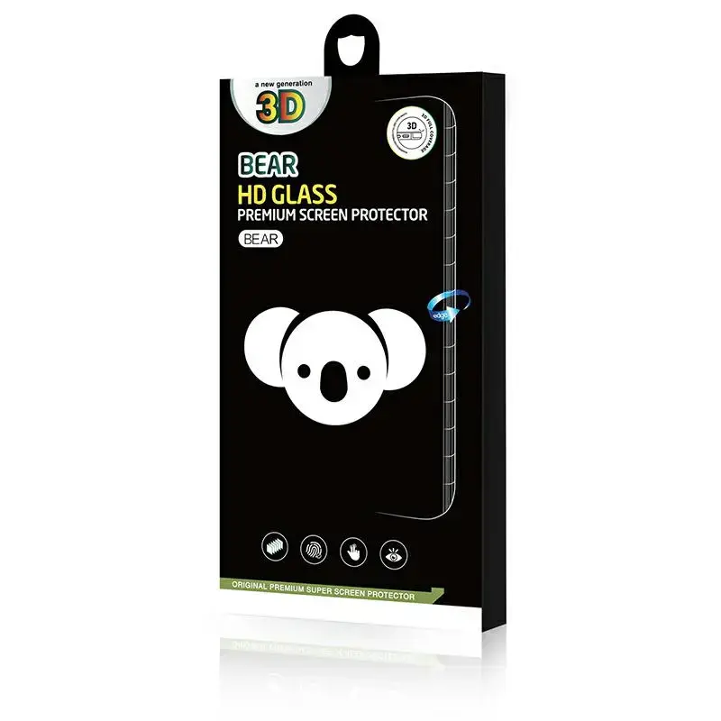Reals Bear Super HD Hard glass tempered glass with frame Apple iPhone 17 Pro Max