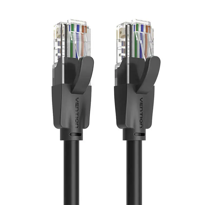 Vention IBEBN сетевой кабель Ethernet LAN | Cat6 | UTP | 15m | чёрный