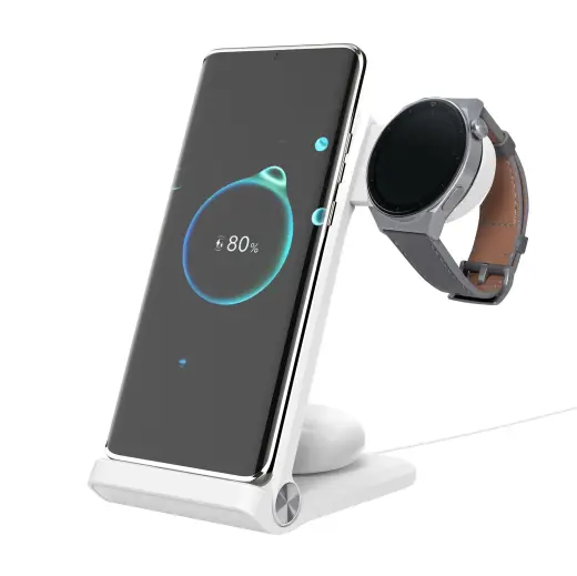 Nillkin PowerTrio 3-in-1 bezvadu lādētājs | Qi | balts