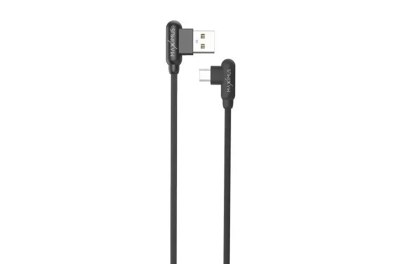 MX Corner andmeedastus- ja laadimiskaabel | USB-A kuni Micro USB | 12W | 1m | must