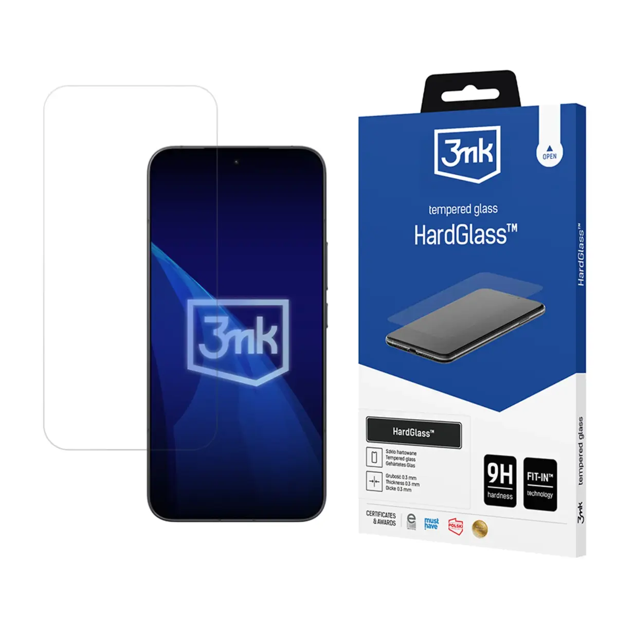 3mk HardGlass karastatud kaitseklaas telefonile Redmi Note 17 5G