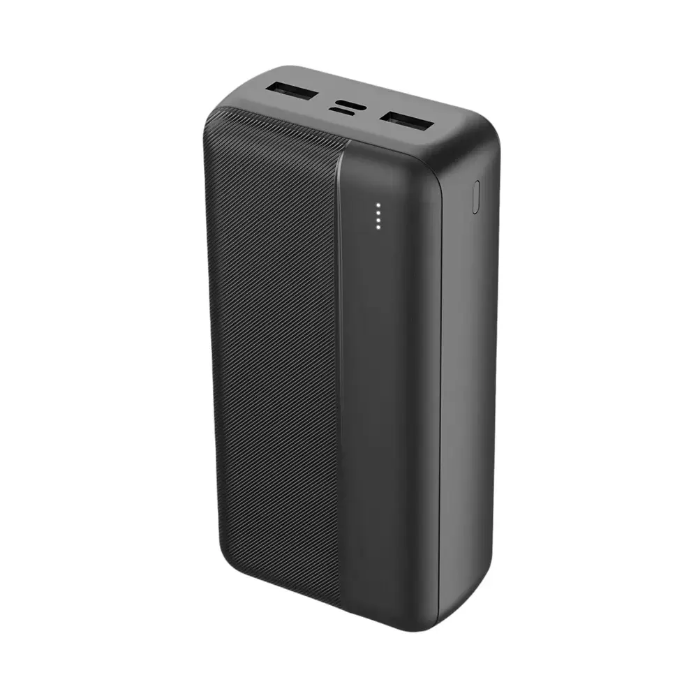 Maxlife MXPB-02 ārējais akumulators (powerbank) | 30 000 mAh | 12W | USB-A | melns