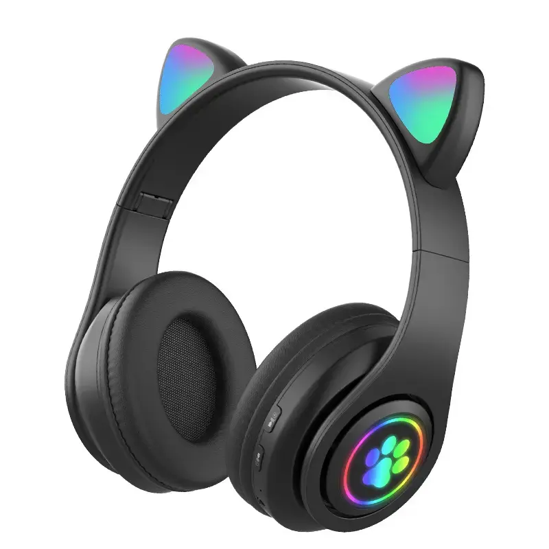 Goodbuy Paws bezvadu austiņas bērniem | bluetooth 5.0 | melnas