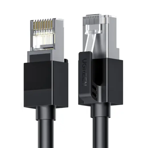 Ugreen Ethernet LAN tīkla kabelis | Cat6 | FTP | 5Gbps | 1.5m | melns