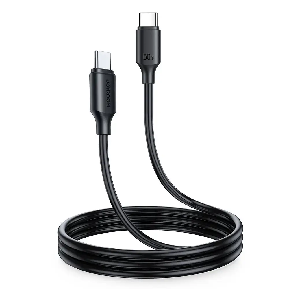 Joyroom S-CC060A9 провод для передачи данных и зарядки | USB-C на USB-C | 60W | 1m | чёрный