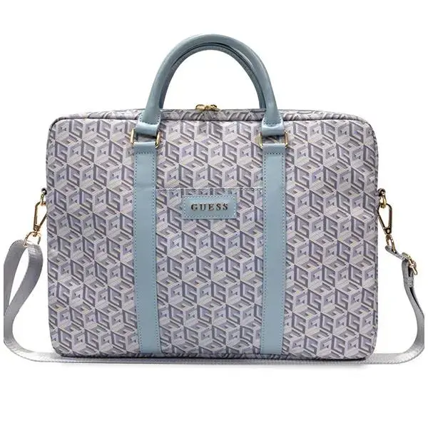 Guess GCube Stripes portatīvā datora soma 16" zila