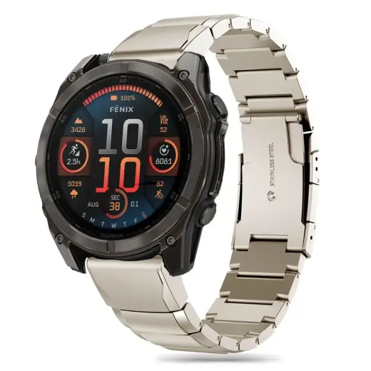 TECH-PROTECT STEELBAND GARMIN FENIX 5X | 5X PLUS | 6X | 6X PRO | 7X | 8 (51 MM) TITANIUM