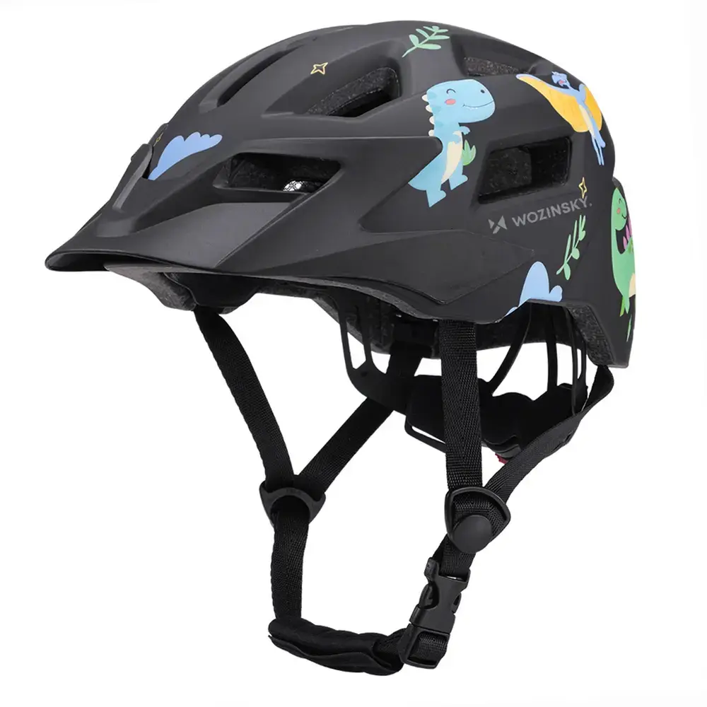 Wozinsky Children's MTB Bike Helmet with Detachable Visor XS - Black