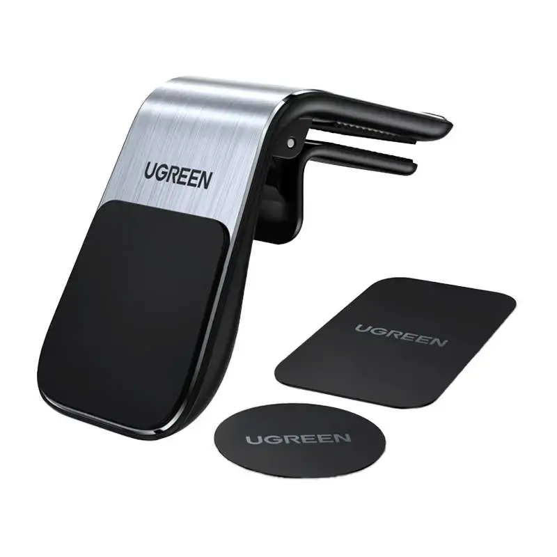 Ugreen LP290 магнитный автомобильный держатель для телефона на дефлектор 4.7-7.2" черный