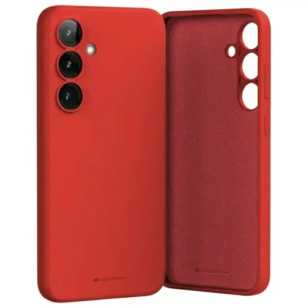 Mercury Silicone Phone Case for Samsung Galaxy A16 red