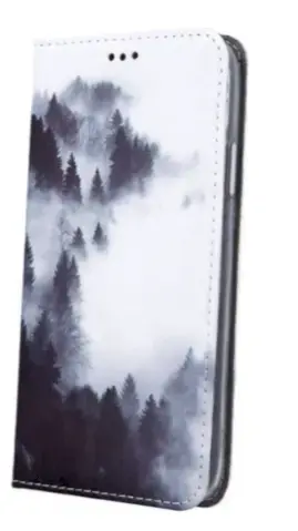 Fusion Mountain Forest grāmatveida maciņš telefonam Samsung Galaxy A42 5G (A426) zaļš (dizains 2)