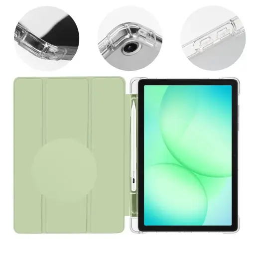 Obal:Me MistyTab planšetdatora maciņš Galaxy Tab A11+ zaļš