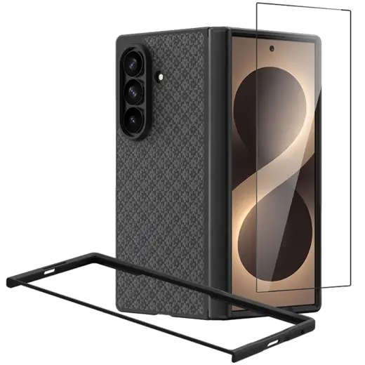 Benks Armor Grid Pro Grand Combo telefono dėklas su MagSafe palaikymu Samsung Galaxy Z Fold 8 Ultra (F976) juodas