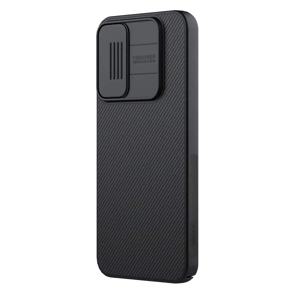 Nillkin CamShield telefoni ümbris Samsung Galaxy A15 5G (A156) must (kaamera kaitsega)