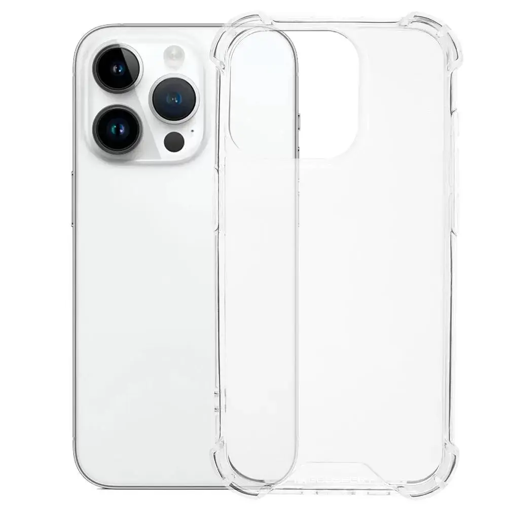 Fusion anti shock 1.5mm silicone case for Apple iPhone 15 Pro Max transparent