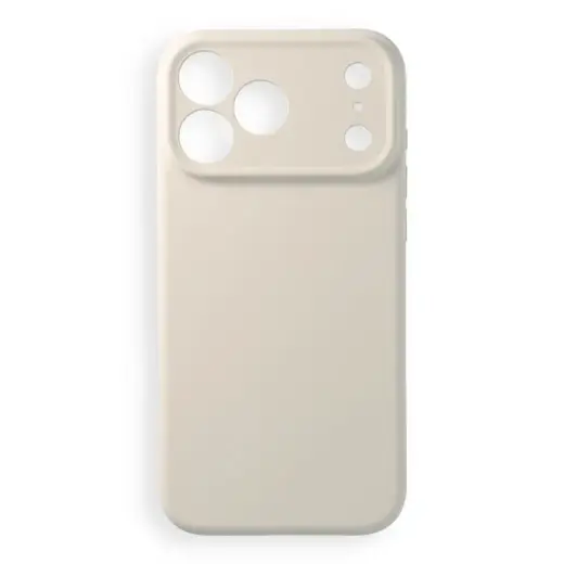 Case for iPhone 17 Pro Max / 18 Pro Max Forcell F-Protect Rubber Premium compatible with MagSafe antique white