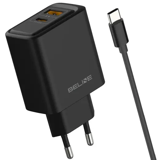 Beline 45W зарядное устройство | USB-C | с проводом USB-C в комплекте | черное