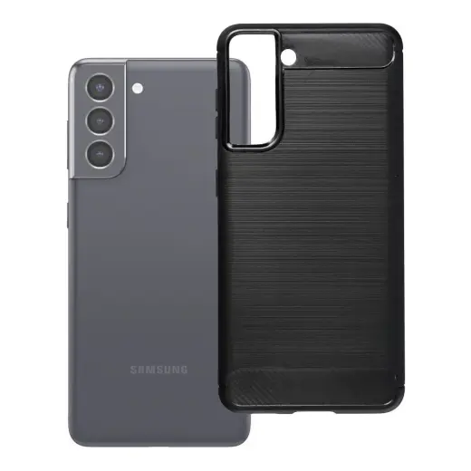 Carbon 2.0 telefono dėklas Samsung Galaxy S21 (G991) juodas