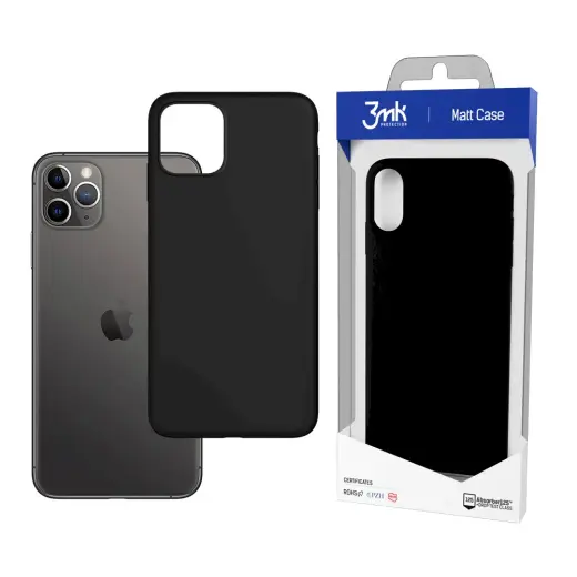 3mk Matt telefoni ümbris iPhone 11 Pro Max must