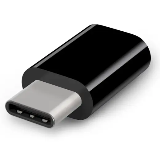 Fusion Accessories adapteris | Micro USB uz USB-C | melns