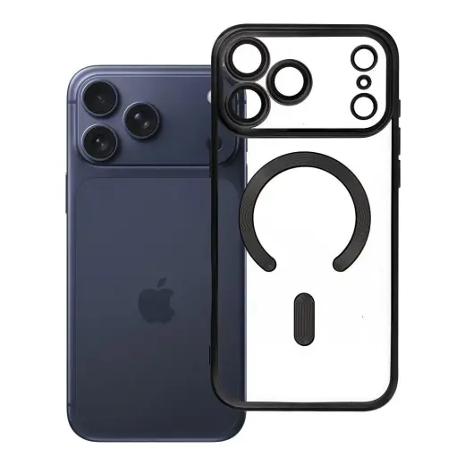 Electro Mag чехол с поддержкой MagSafe для телефона iPhone 17 Pro Max | iPhone 18 Pro Max чёрный