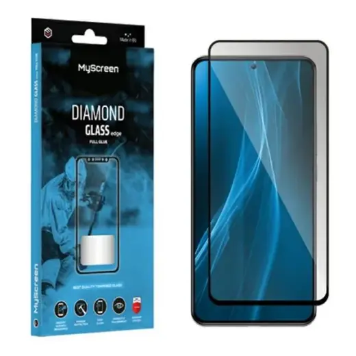 MS Diamond Glass Edge защитное стекло для телефона Xiaomi 13T | Xiaomi 13T Pro черное