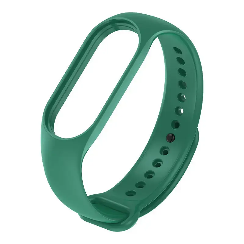 Fusion Accessories Wave smartwatch strap for Xiaomi Mi Band 7 | Silicone | green